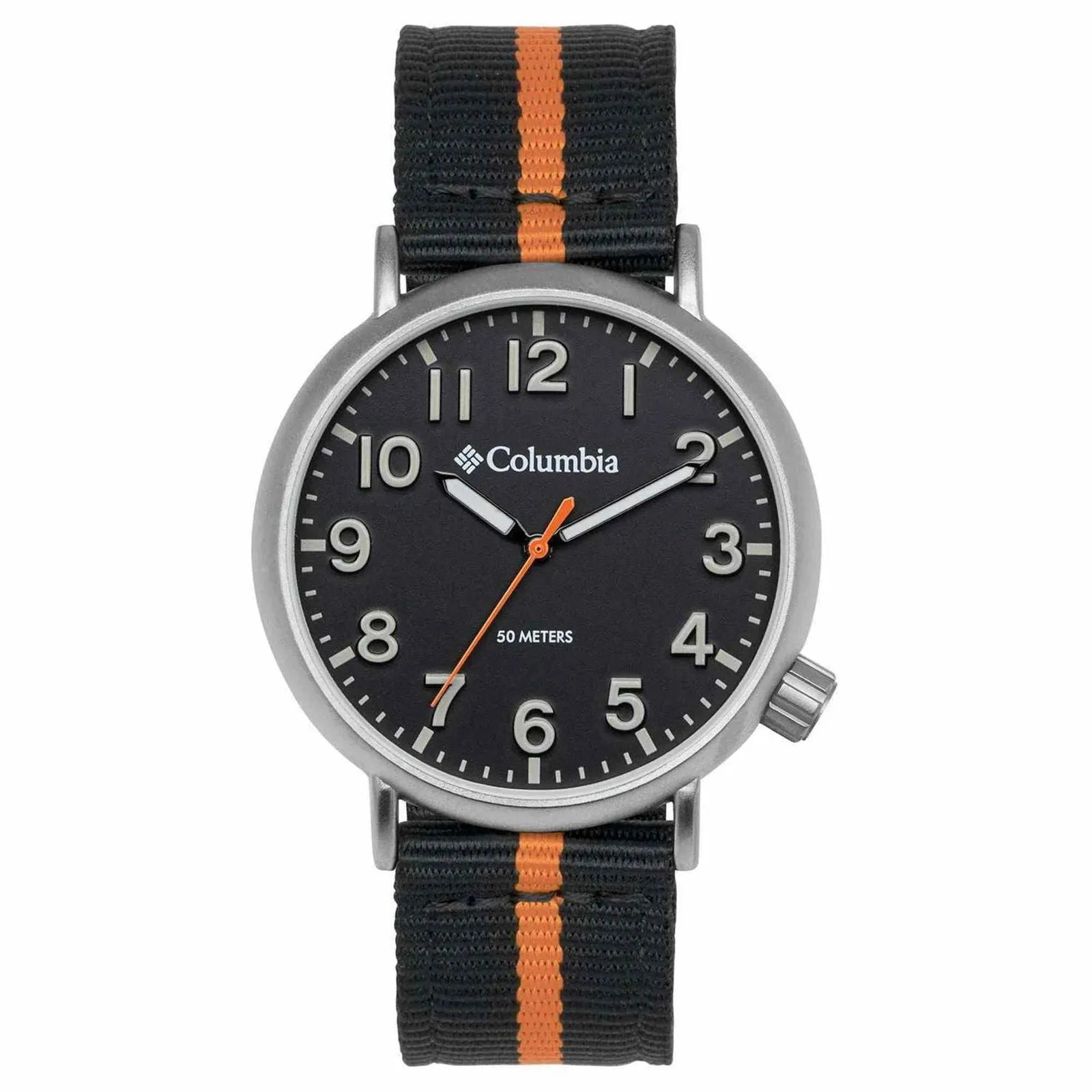 Columbia CSS16-004 Trailbanks Black/Orange Nylon Strap Wristwatch sold by H.S. Johnson