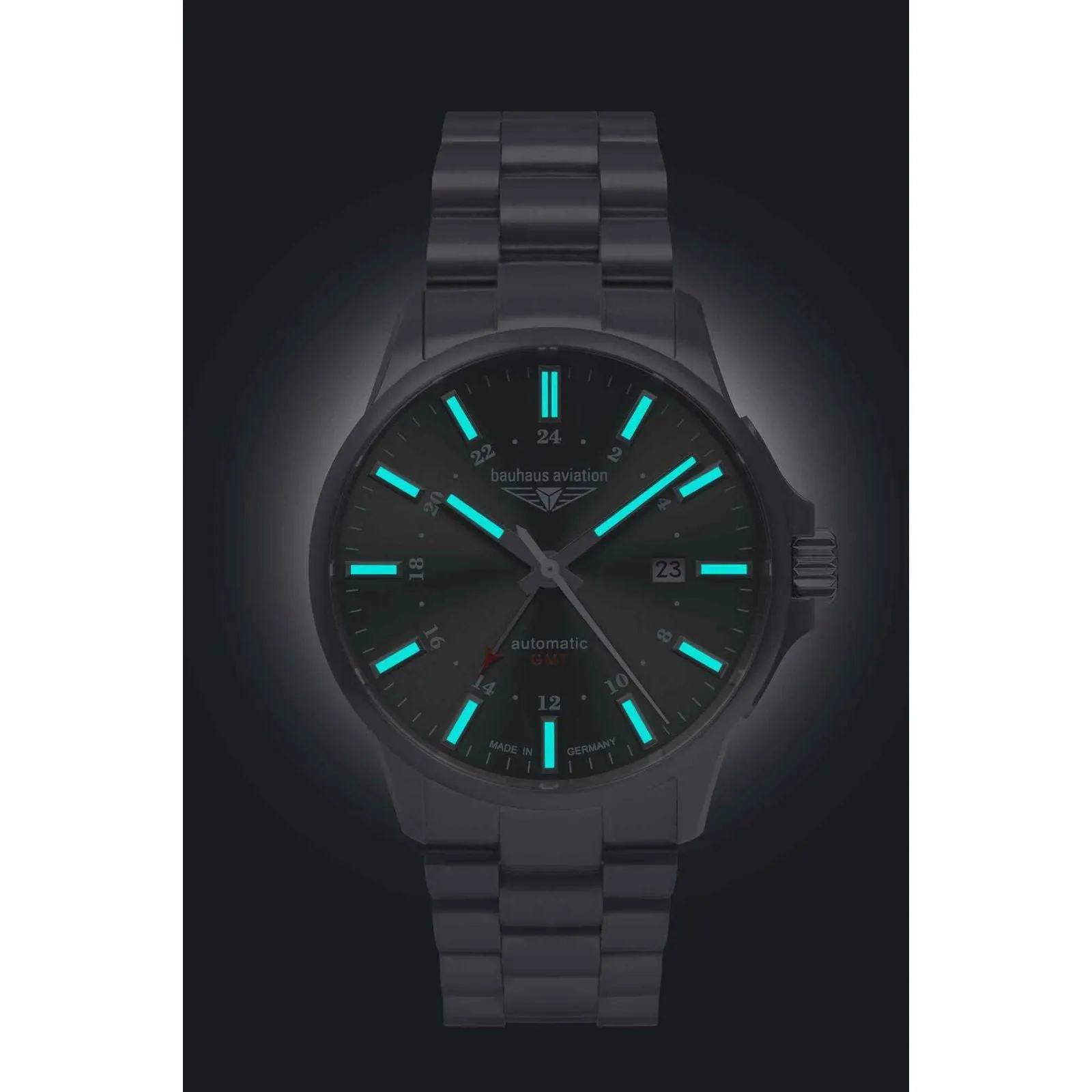 Bauhaus Aviation 2868M4 Men's GMT Automatic Watch sold by H.S. Johnson product image thumbnail 2