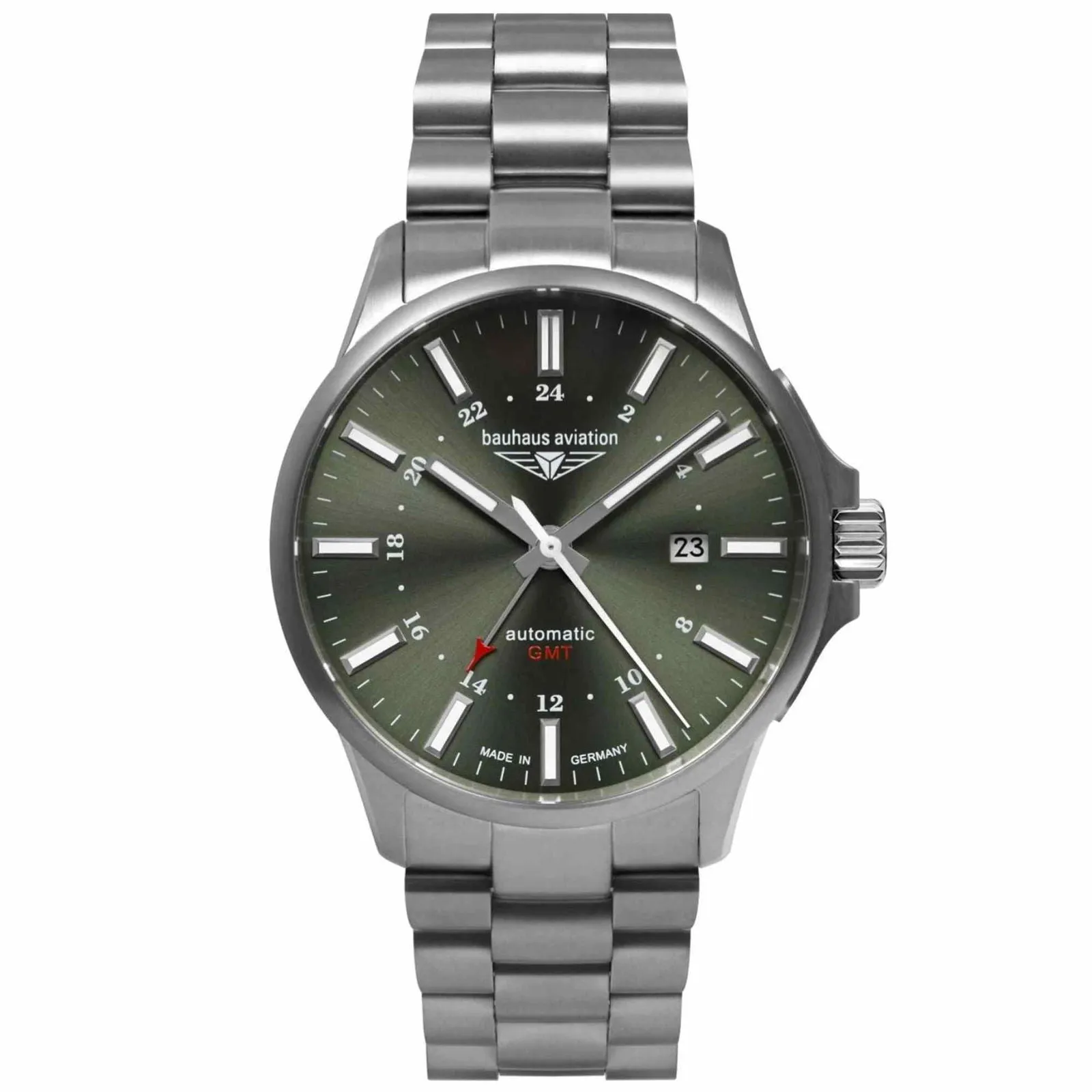 Bauhaus Aviation 2868M4 Men's GMT Automatic Watch sold by H.S. Johnson