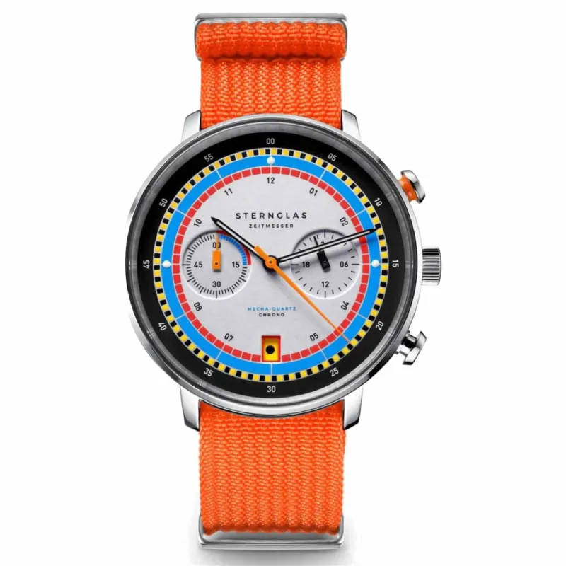 Sternglas S01-HC36-FI02 Men's Hamburg Chrono Regatta Wristwatch sold by H.S. Johnson