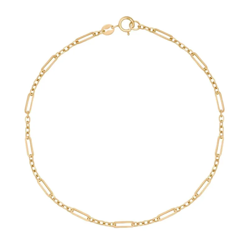 Elements Gold GB514 Mixed Length Link Bracelet sold by H.S. Johnson