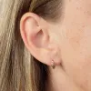 Elements Gold GE2338 Diamond Cut Hoop Earrings sold by H.S. Johnson