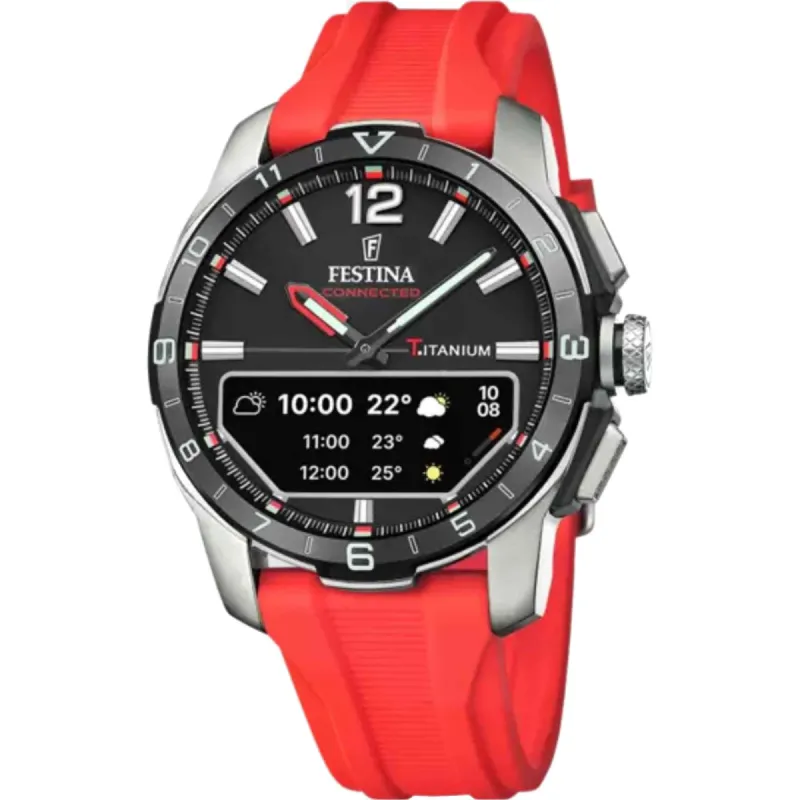 Festina F23000/C Men's Connected D Red Watch made by H.S. Johnson