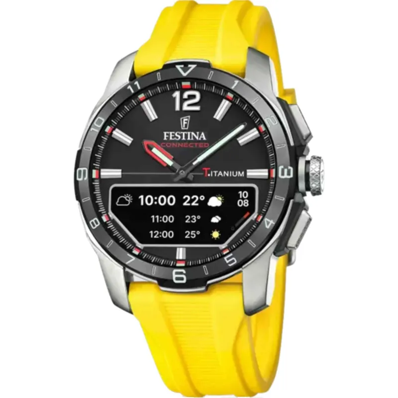 Festina F23000/A Men's Connected D Yellow Watch sold by H.S. Johnson