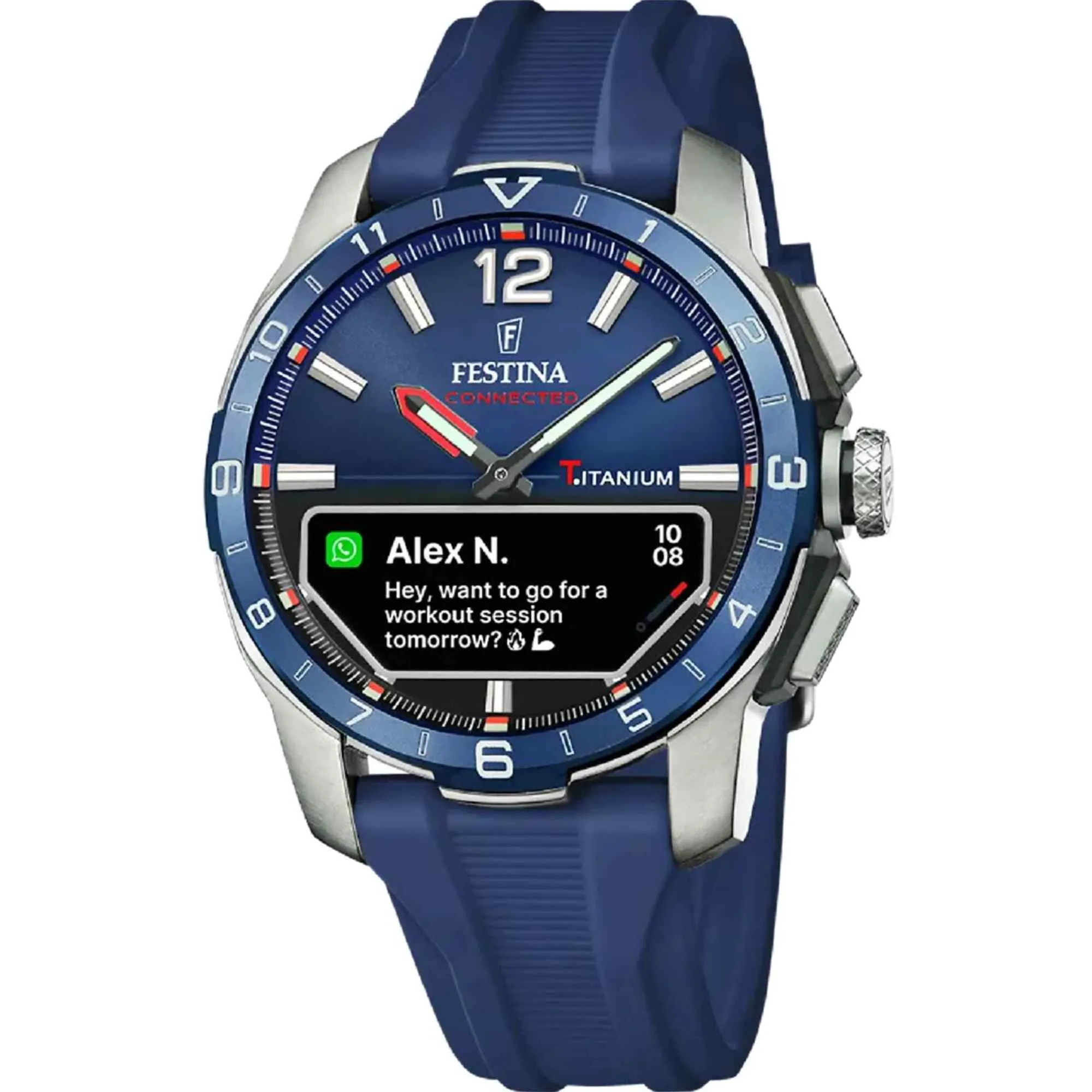 Festina F23000/1 Men's Connected D Blue Watch sold by H.S. Johnson