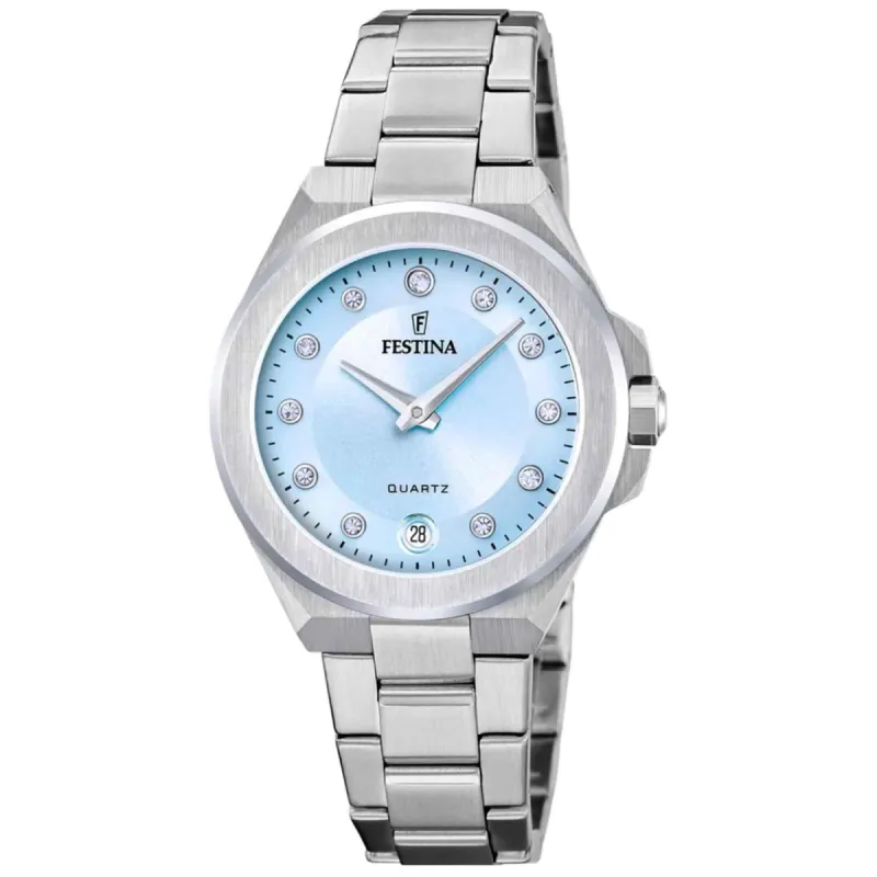 Festina F20700/3 Women's Mademoiselle Light Blue Watch sold by H.S. Johnson