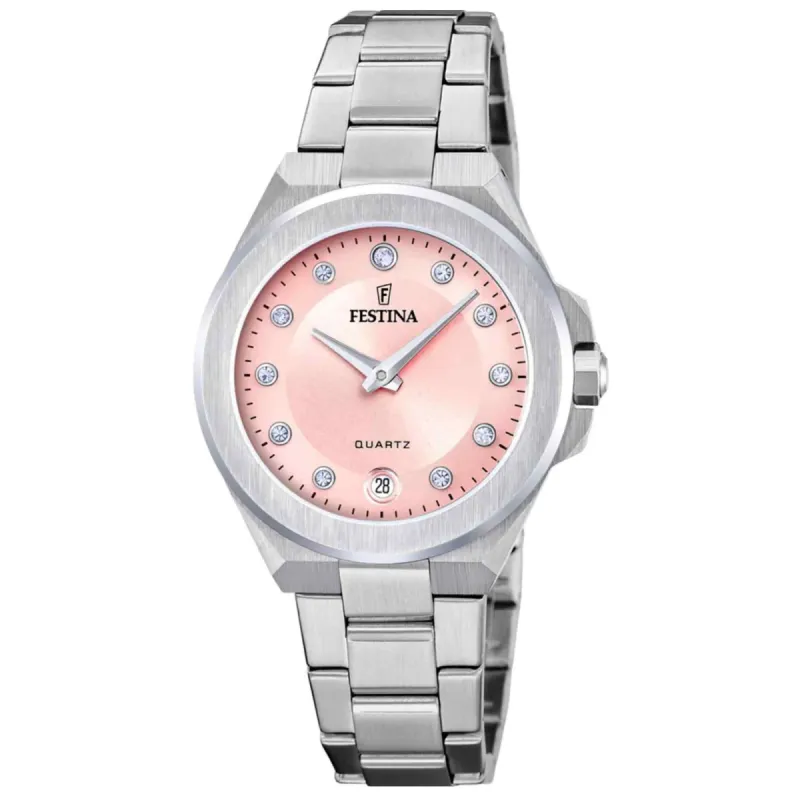 Festina F20700/2 Women's Mademoiselle Pink Watch sold by H.S. Johnson