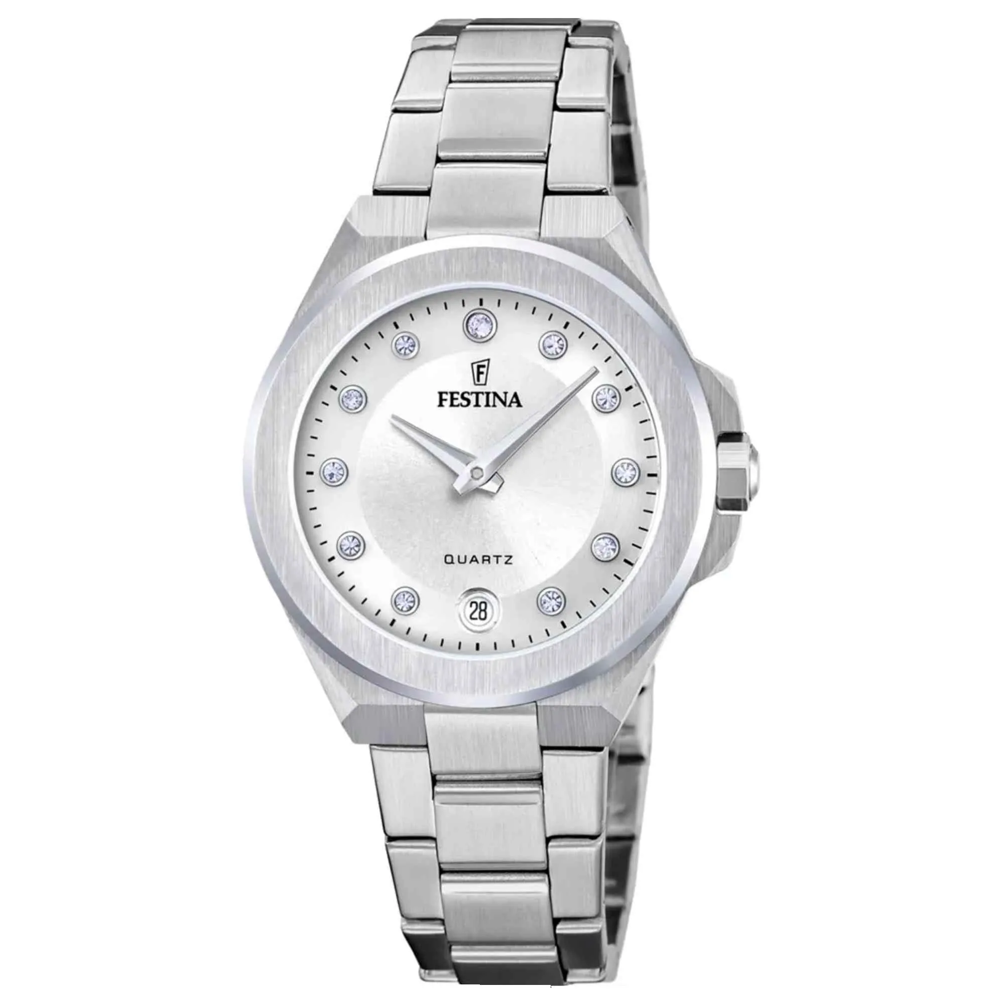 Festina F20700/1 Women's Mademoiselle Silver Watch sold by H.S. Johnson