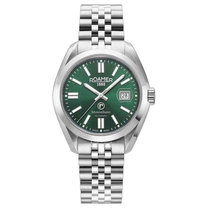 Roamer 996983 41 75 20 Men's Montalbano Green Dial Automatic Watch sold by H.S. Johnson