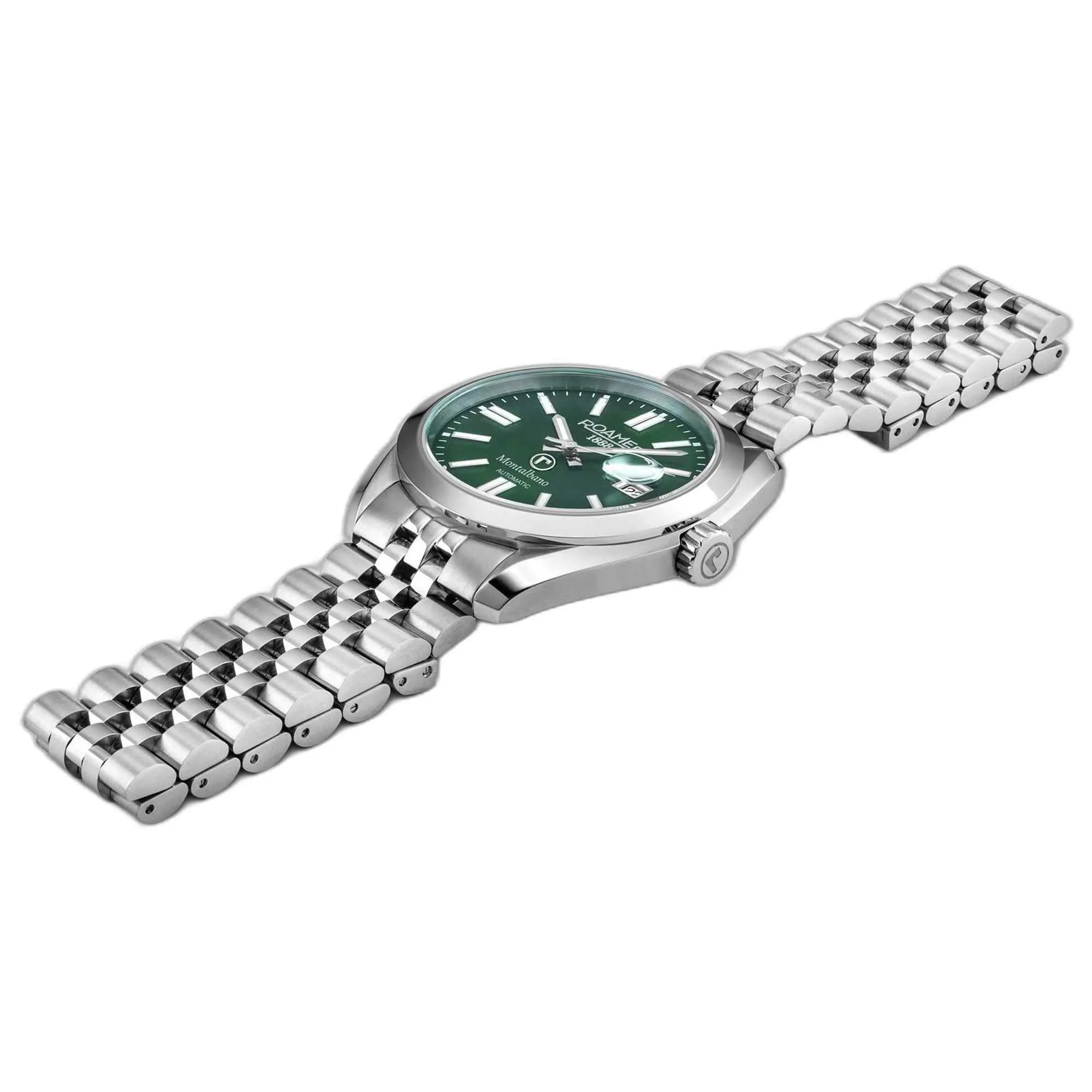 Roamer 996983 41 75 20 Men's Montalbano Green Dial Automatic Watch sold by H.S. Johnson product image thumbnail 2