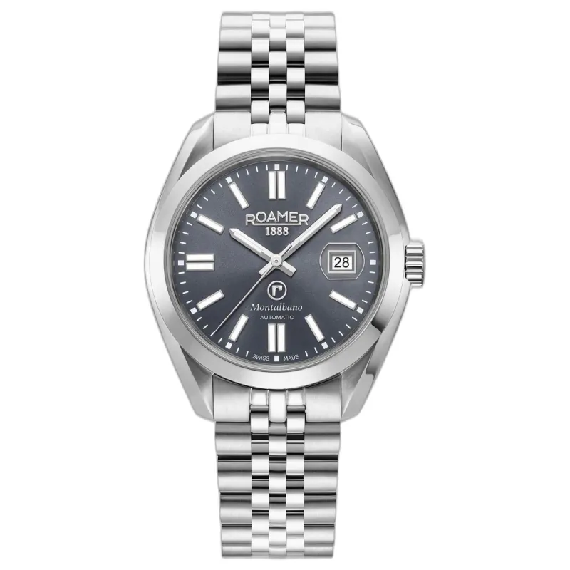 Roamer 996983 41 55 20 Men's Montalbano Grey Dial Automatic Watch sold by H.S. Johnson