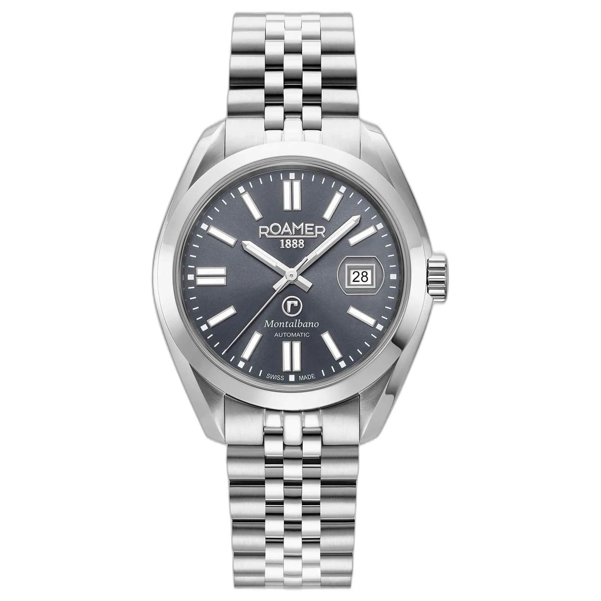 Roamer 996983 41 55 20 Men's Montalbano Grey Dial Automatic Watch sold by H.S. Johnson