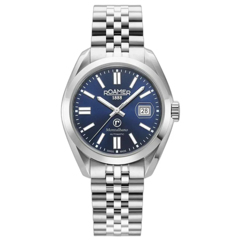 Roamer 996983 41 45 20 Men's Montalbano Blue Dial Automatic Watch sold by H.S. Johnson