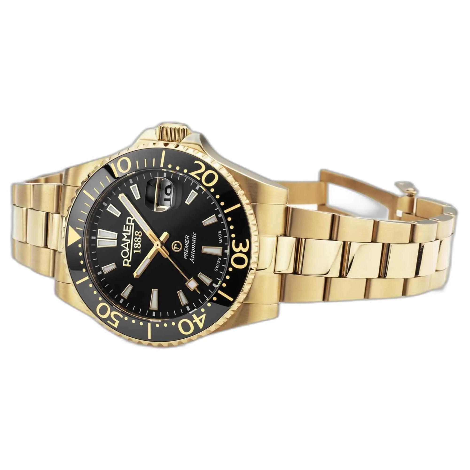 Roamer 986983 48 85 21 Men's Premier Black Dial Automatic Watch sold by H.S. Johnson product image thumbnail 3