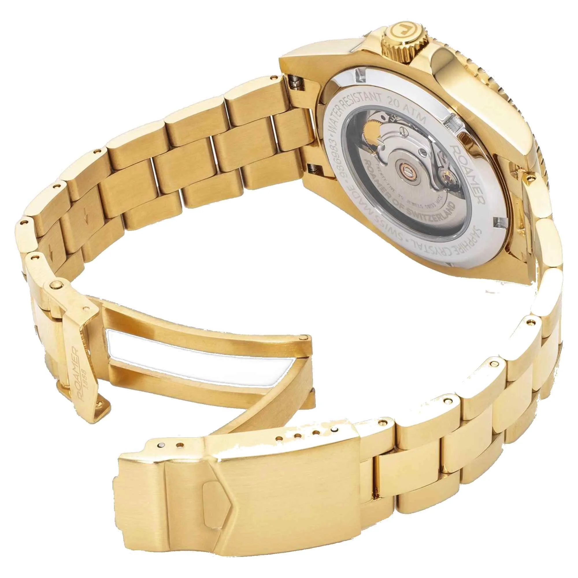 Roamer 986983 48 85 21 Men's Premier Black Dial Automatic Watch sold by H.S. Johnson product image thumbnail 4