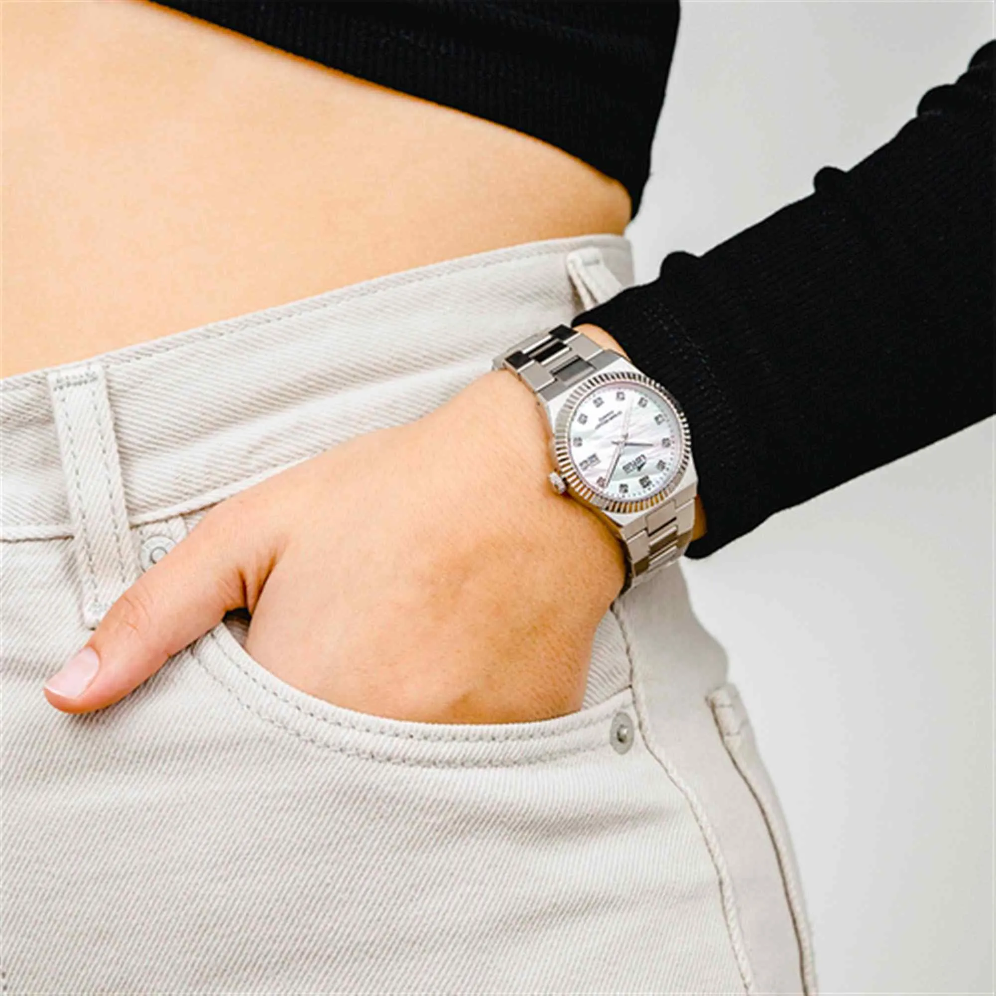 Lotus L18838/1 Women's Mother of Pearl Dial Watch sold by H.S. Johnson product image thumbnail 3