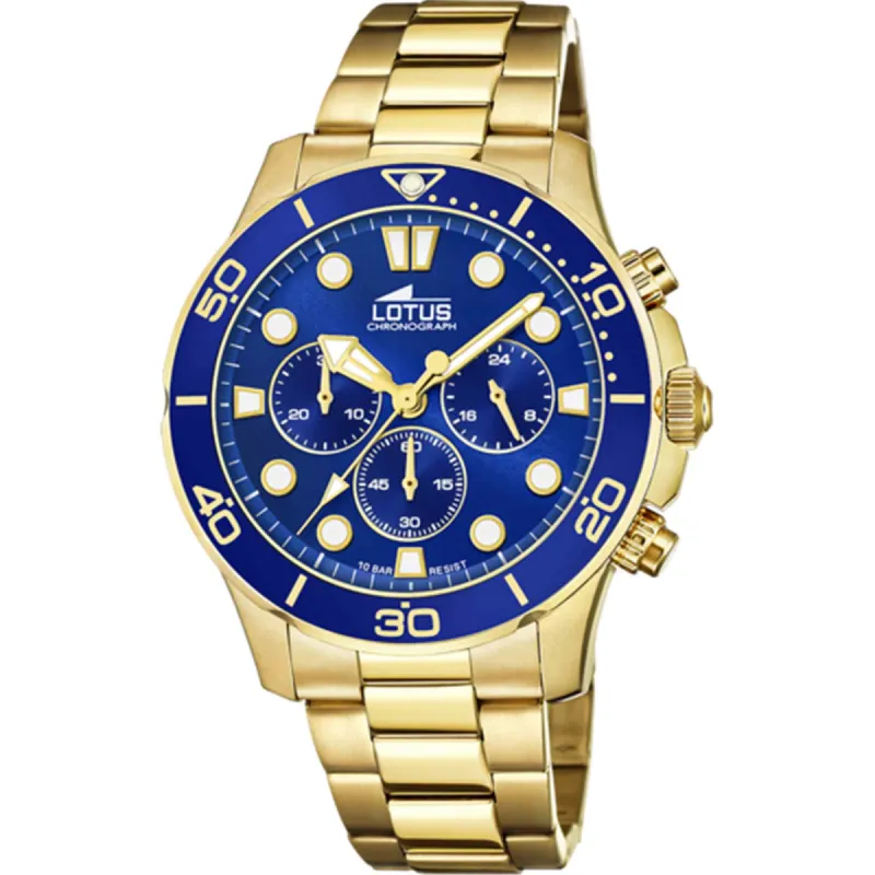 Lotus L18758/1 Men's Blue Dial Chronograph Watch sold by H.S. Johnson