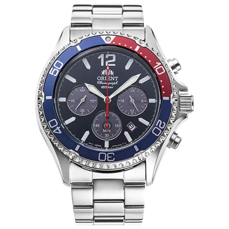 Orient RA-TX0201L10B Solar Quartz Sport Wristwatch sold by H.S. Johnson