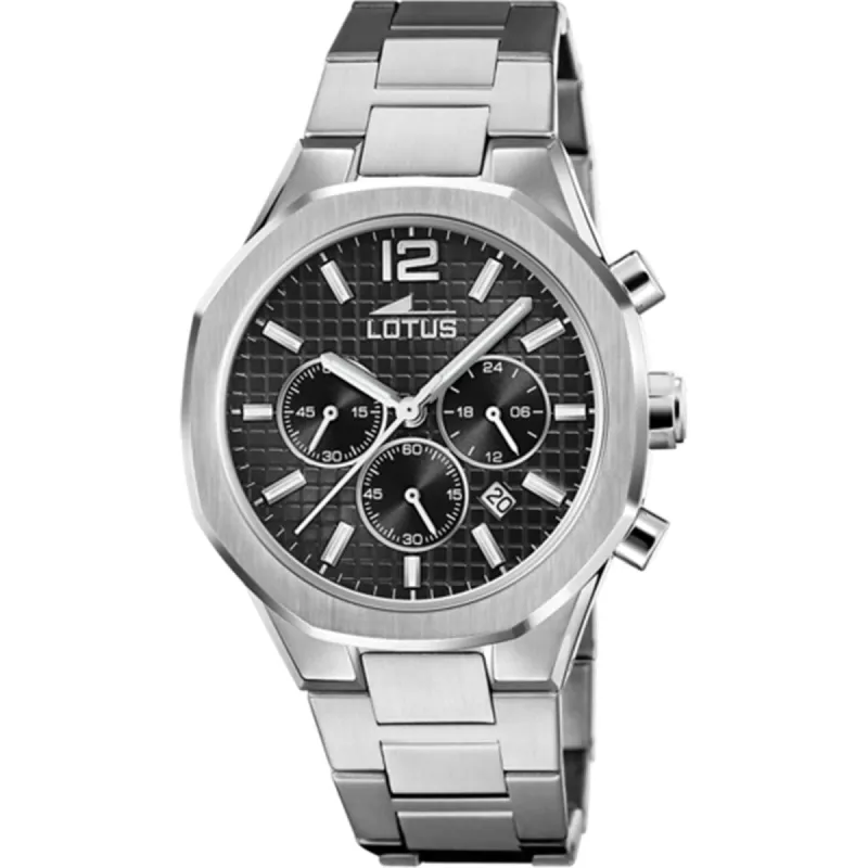 Lotus L18847/3 Men's Black Dial Chronograph Watch sold by H.S. Johnson