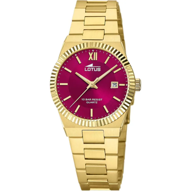 Lotus L18840/2 Women's Burgundy Red Dial Watch sold by H.S. Johnson