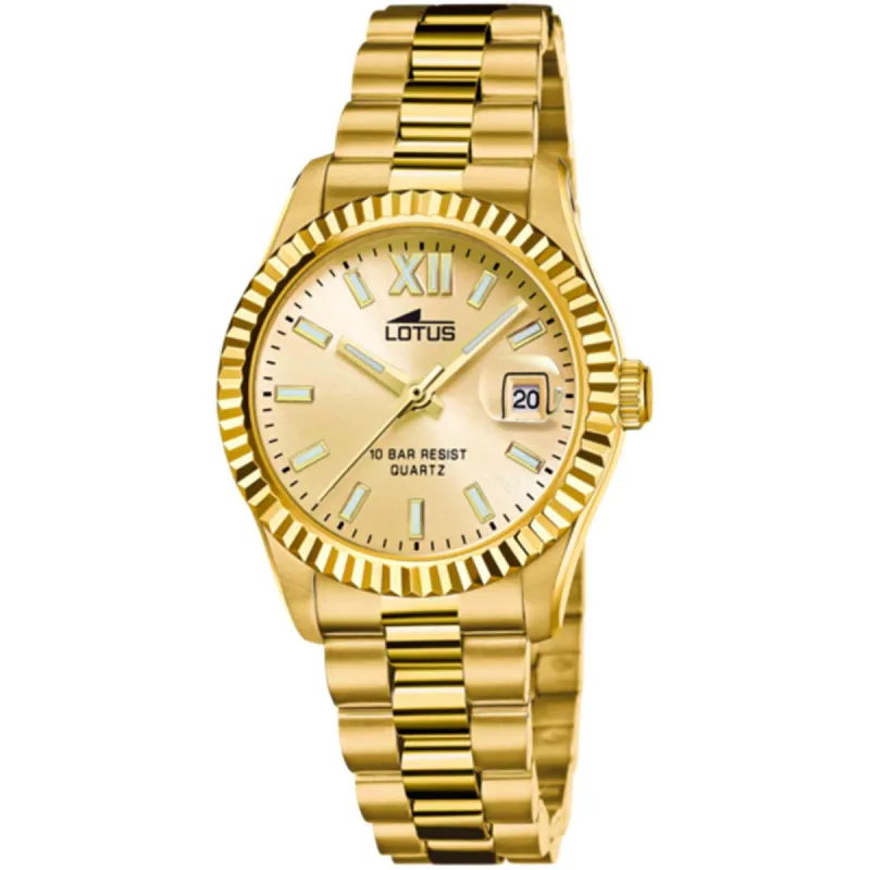Lotus L18932/2 Women's Freedom Gold Dial Watch sold by H.S. Johnson