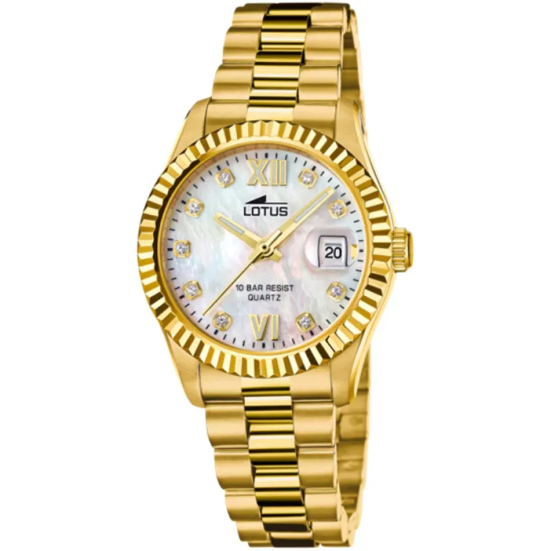 Lotus L18932/1 Women's Freedom Mother of Pearl Dial Watch sold by H.S. Johnson
