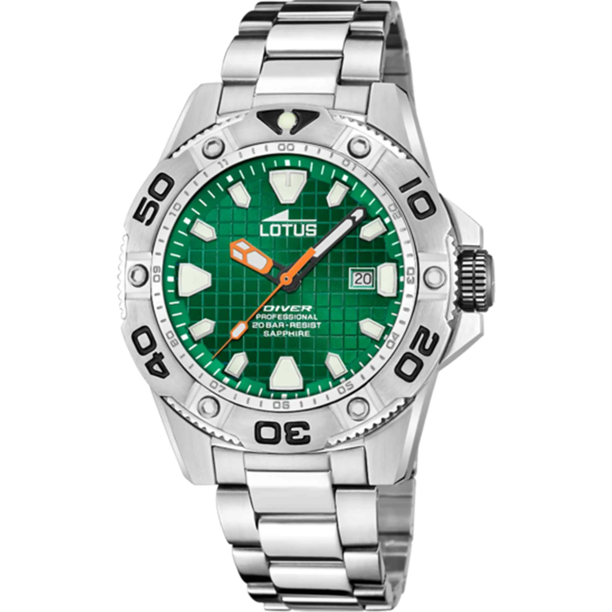 Lotus L18929/C Men's Green Dial Diver Watch sold by H.S. Johnson