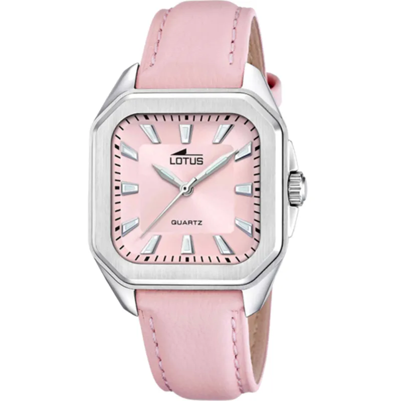Lotus L18968/3 Women's Pink Square Dial Watch sold by H.S. Johnson