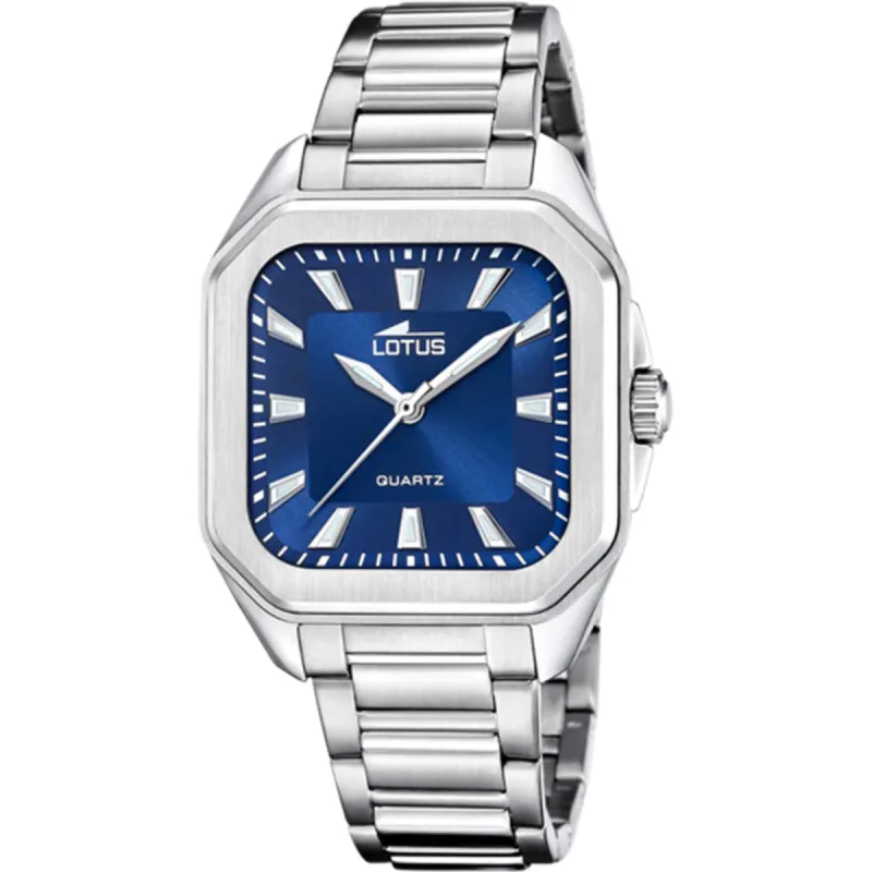 Lotus L18967/5 Women's Blue Square Dial Wristwatch sold by H.S. Johnson
