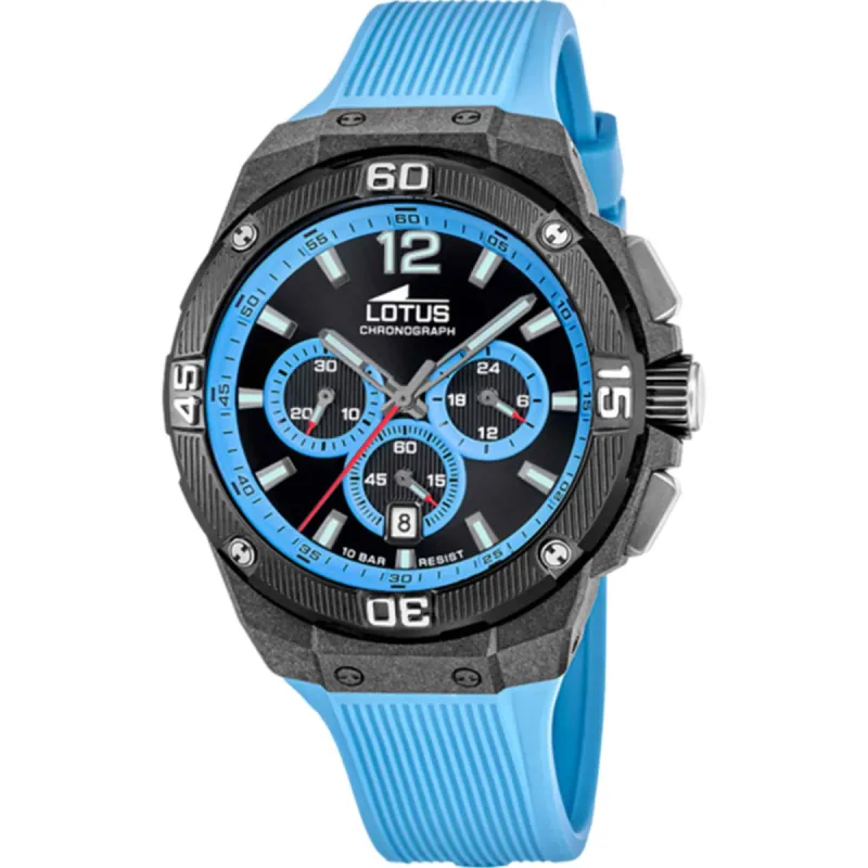 Lotus L18975/4 Men's Black Dial Chronograph Watch sold by H.S. Johnson