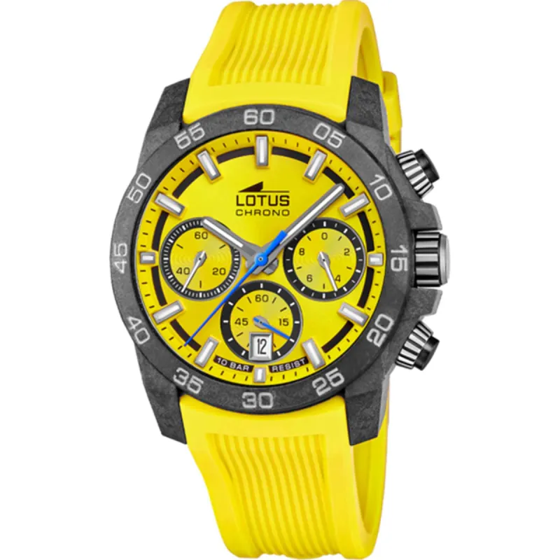 Lotus L18974/5 Men's Yellow Dial Chronograph Watch sold by H.S. Johnson