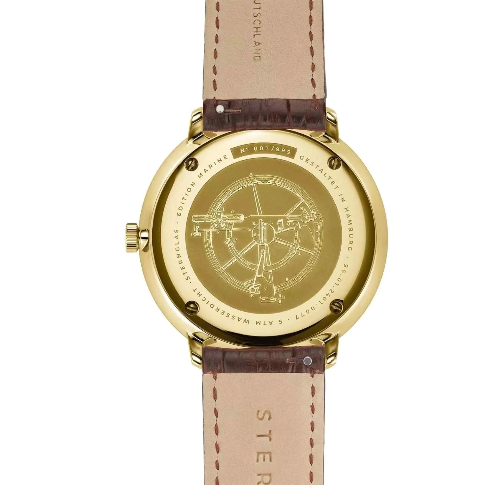 Sternglas S01-HHM07-HE01 Men's Hamburg Edition Blue Dial Wristwatch sold by H.S. Johnson product image thumbnail 2