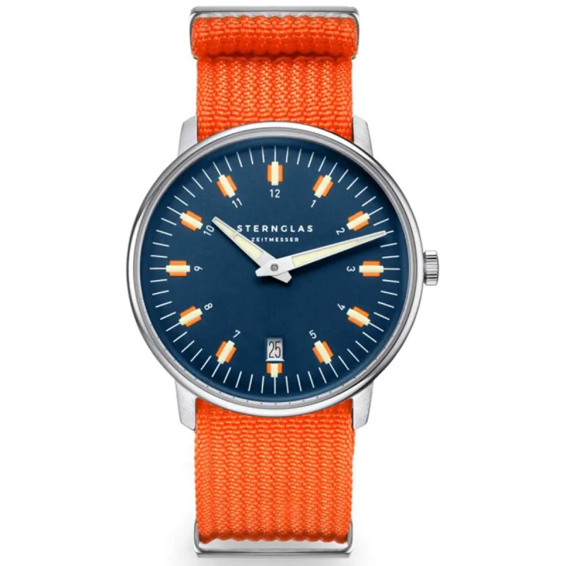 Sternglas S01-EG06-FI02 Men's Egor Blue Dial Wristwatch sold by H.S. Johnson