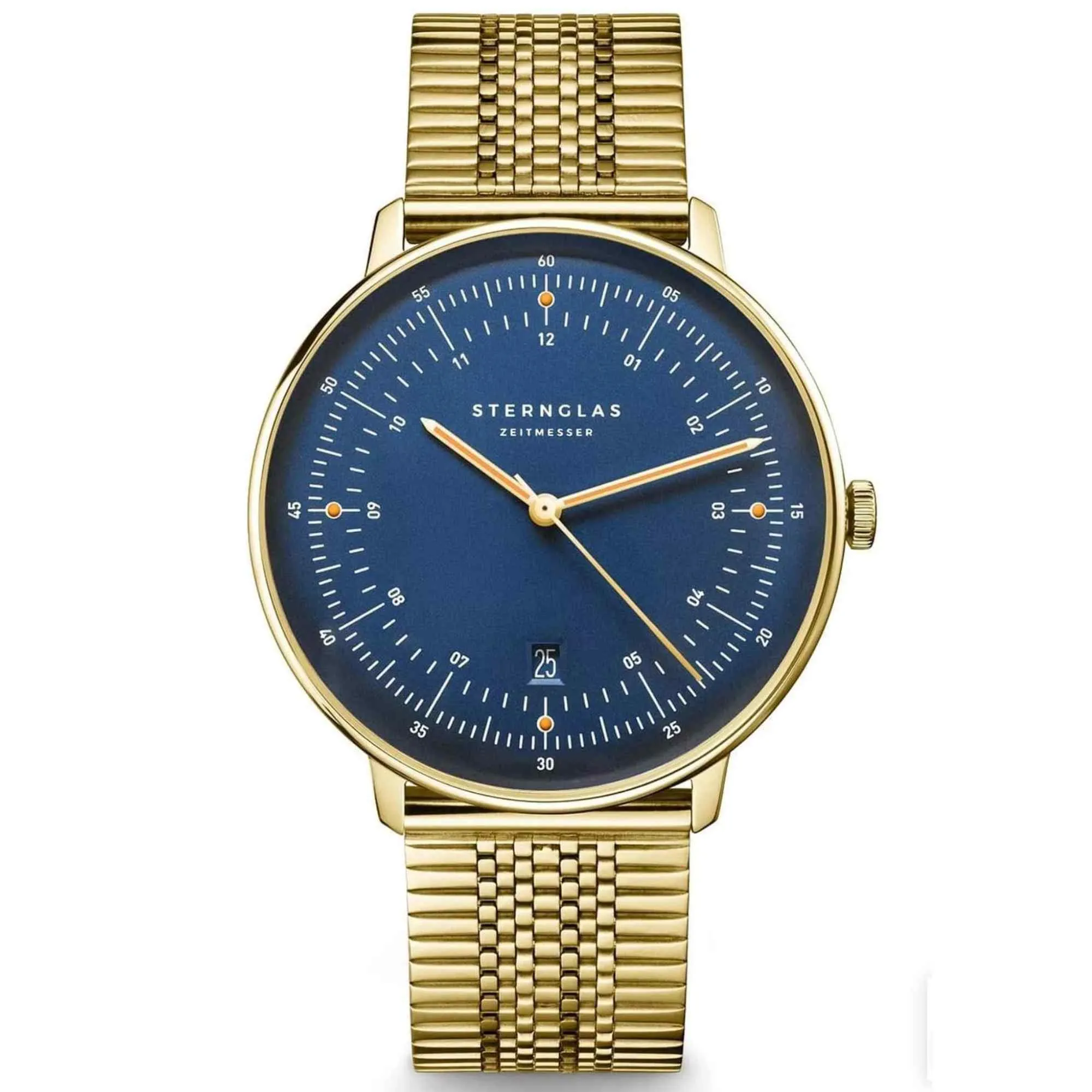 Sternglas S01-HHM07-ME09 Men's Hamburg Edition Blue Dial Wristwatch sold by H.S. Johnson