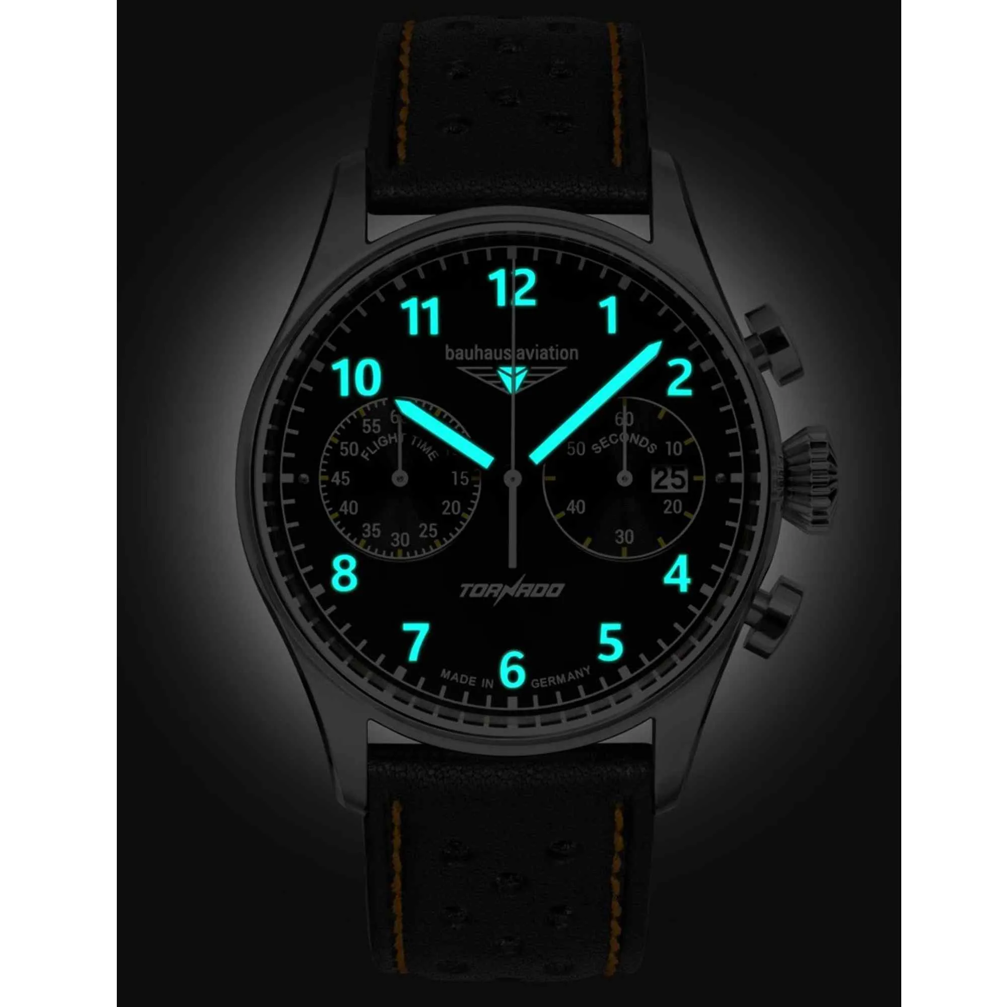 Bauhaus Aviation 27705 Men's Tornado Quartz Chronograph Watch sold by H.S. Johnson product image thumbnail 2