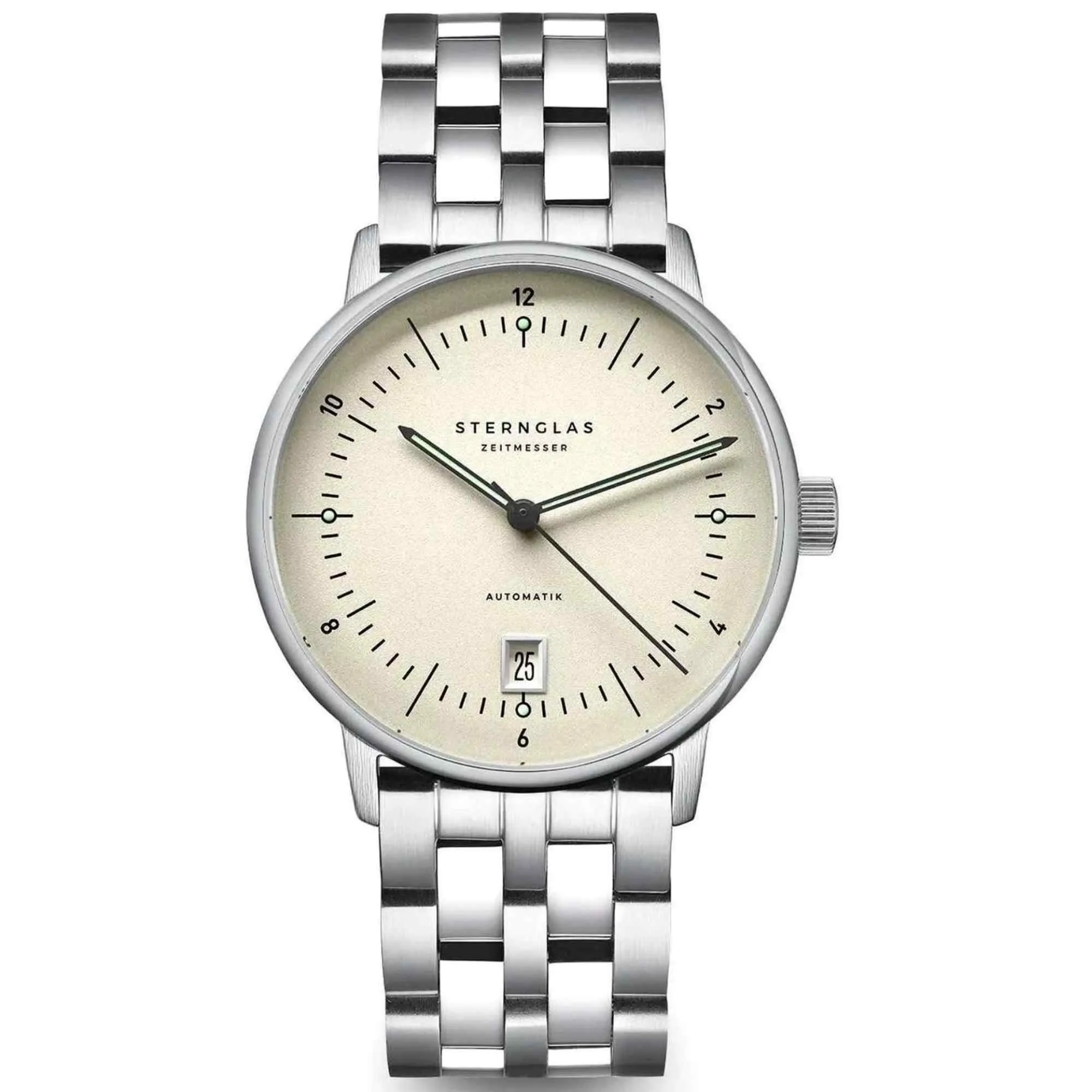 Sternglas S02-NP26-ME13 Men's Naos Pro Steel Bracelet Wristwatch sold by H.S. Johnson