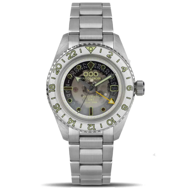 Out Of Order 001-25.BAND.GT Men's Gin & Tonic GMT Automatic Wristwatch sold by H.S. Johnson