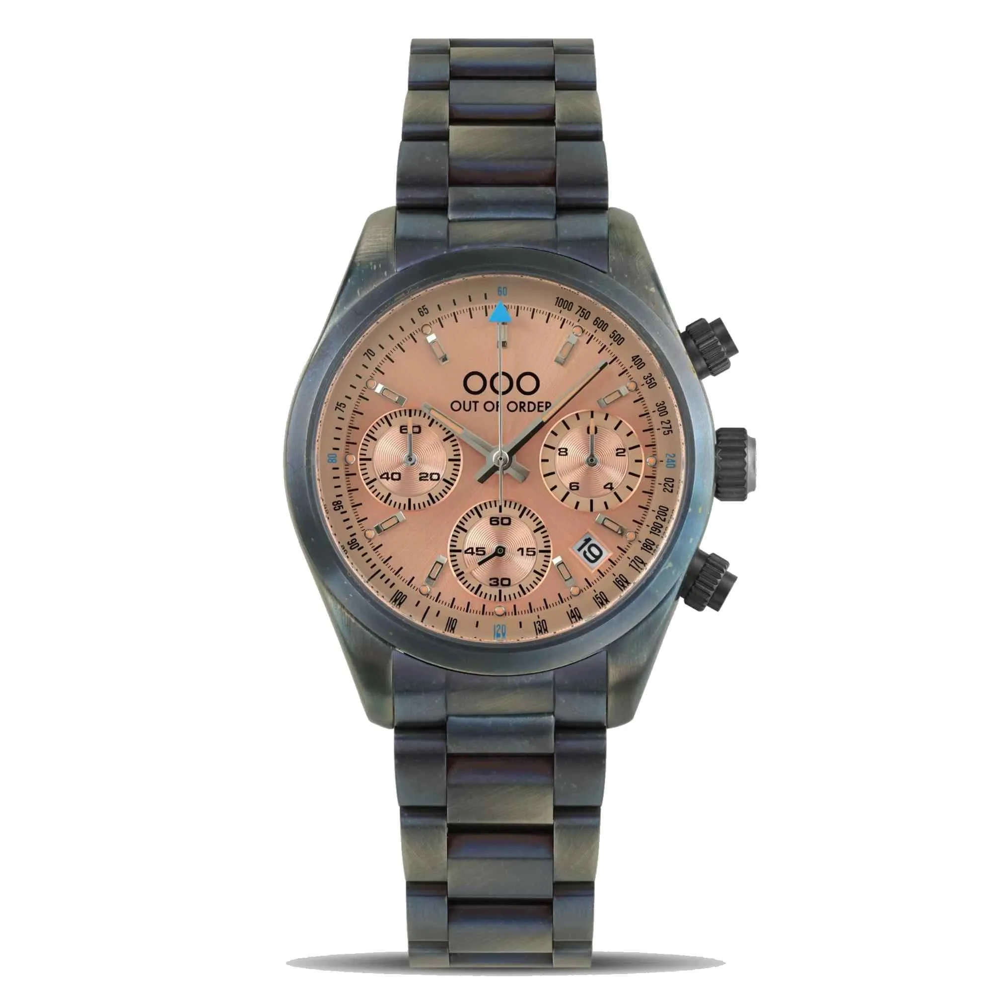 Out Of Order 001-23.PE.AC Men's Sporty Cronografo Peach Watch sold by H.S. Johnson