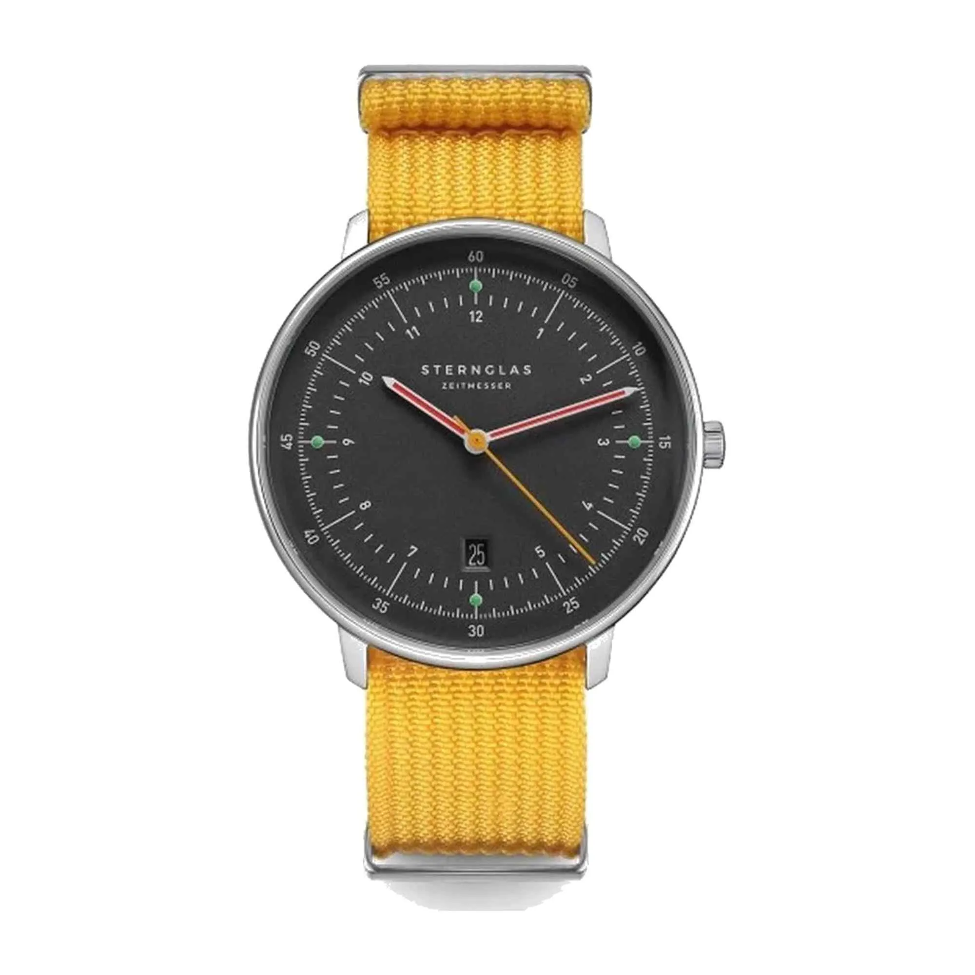 Sternglas S01-HH39-FI02 Men's Hamburg Neugraphite Wristwatch sold by H.S. Johnson