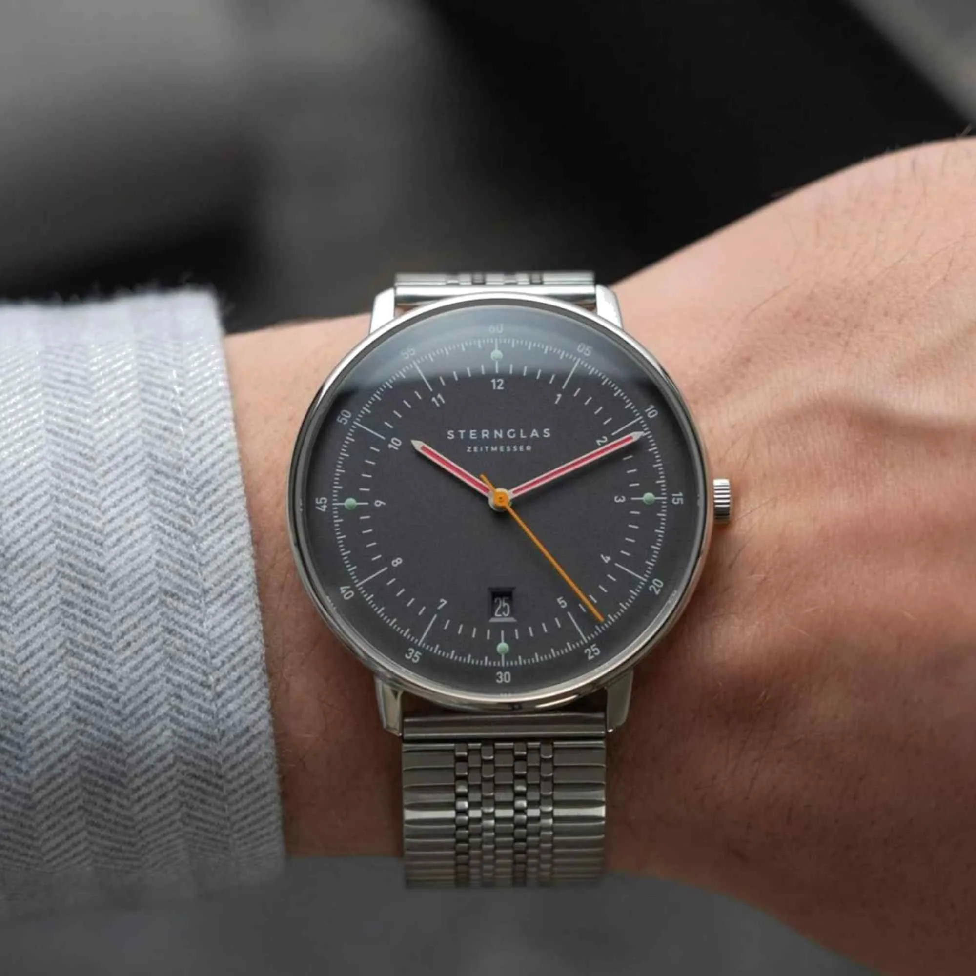 Sternglas S01-HH39-ME08 Men's Hamburg Neugraphite Watch sold by H.S. Johnson product image thumbnail 2
