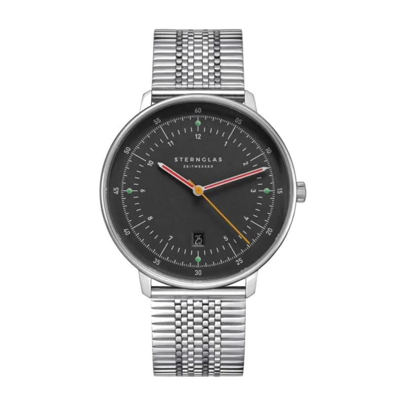 Sternglas S01-HH39-ME08 Men's Hamburg Neugraphite Wristwatch sold by H.S. Johnson