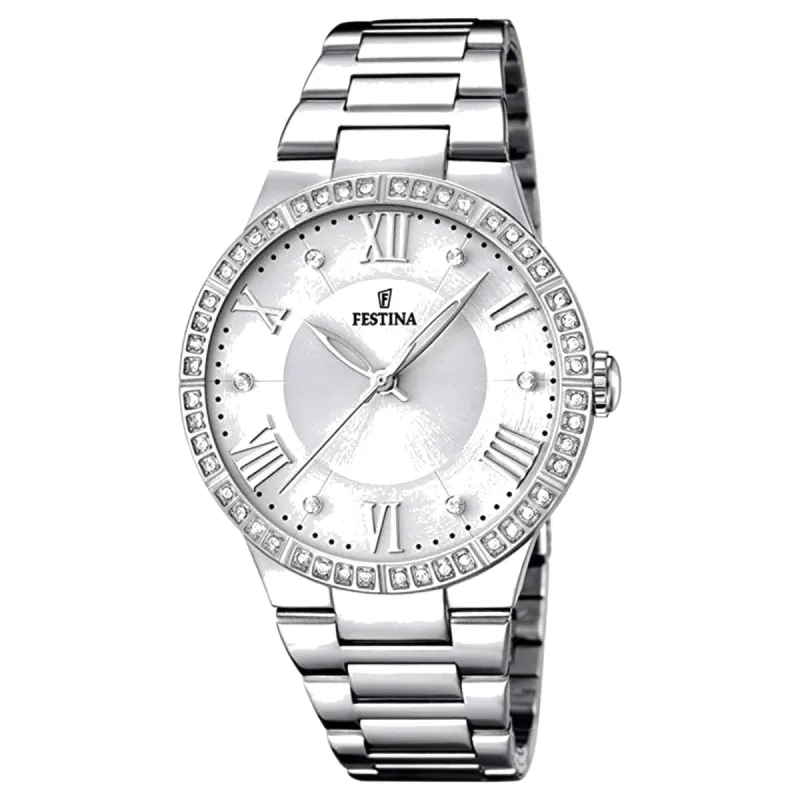 Festina F16719/1 Women's Boyfriend White Dial Watch sold by H.S. Johnson