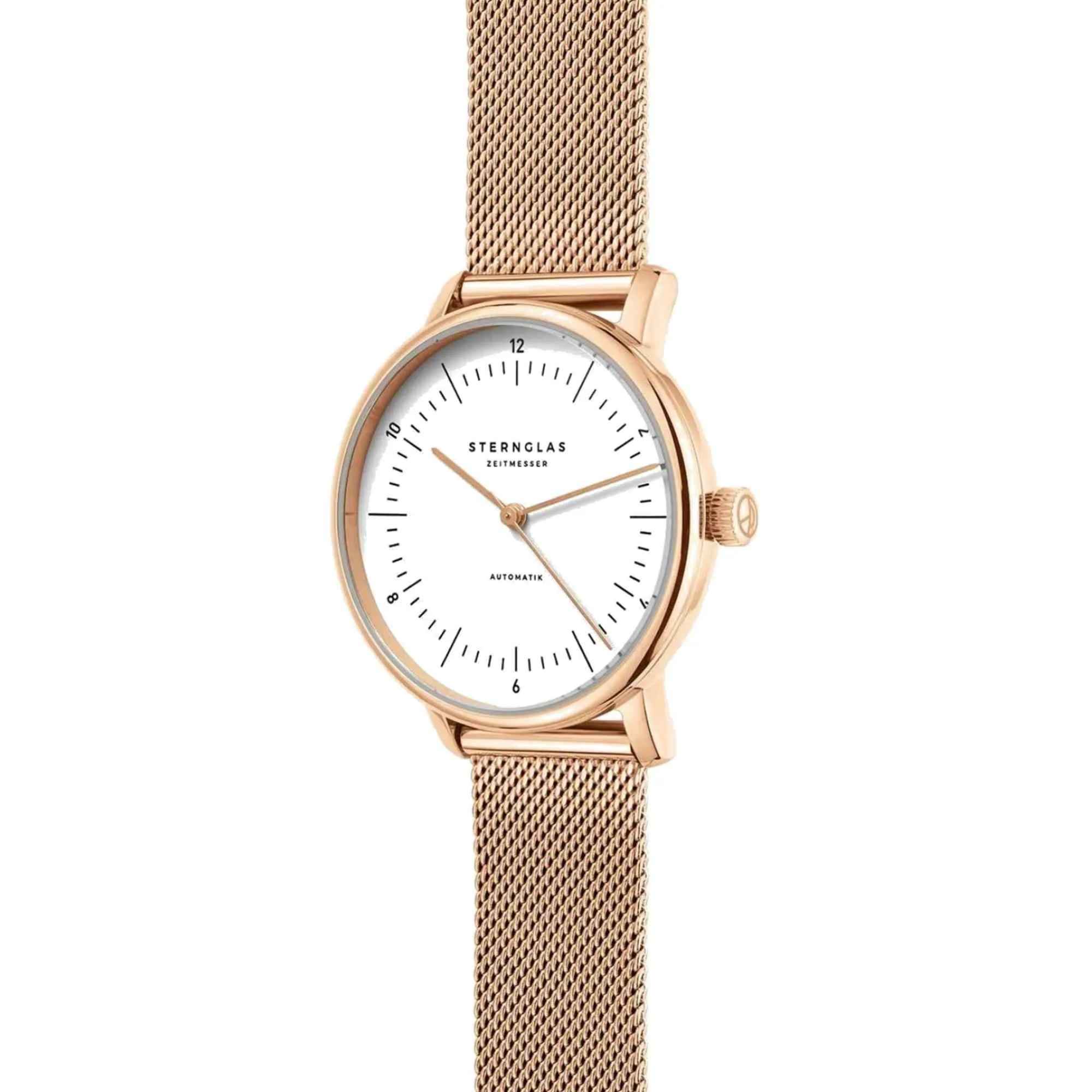 Sternglas S02-ND13-MI09 Women's Naos XS Rose Gold Mesh Strap Wristwatch sold by H.S. Johnson product image thumbnail 2