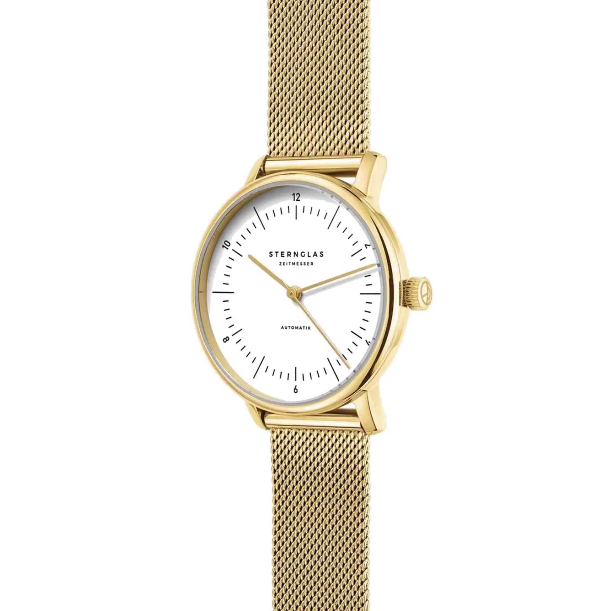 Sternglas S02-ND02-MI07 Women's Naos XS Gold Mesh Strap Wristwatch sold by H.S. Johnson product image thumbnail 2