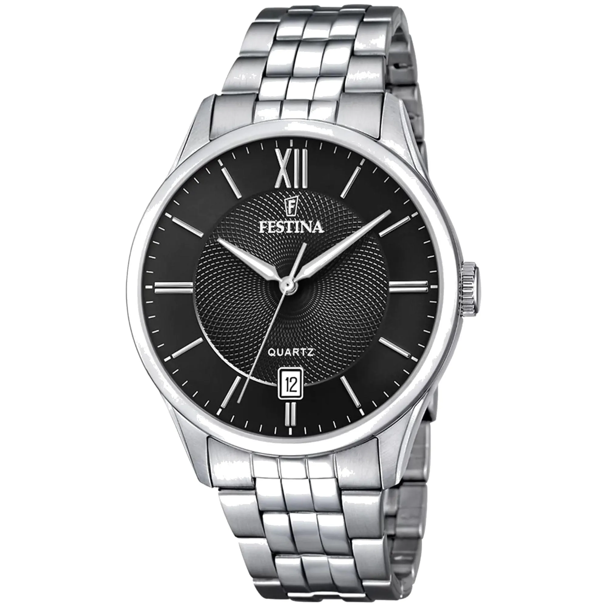 Festina F20425/3 Men's Classic Black Dial Watch sold by H.S. Johnson