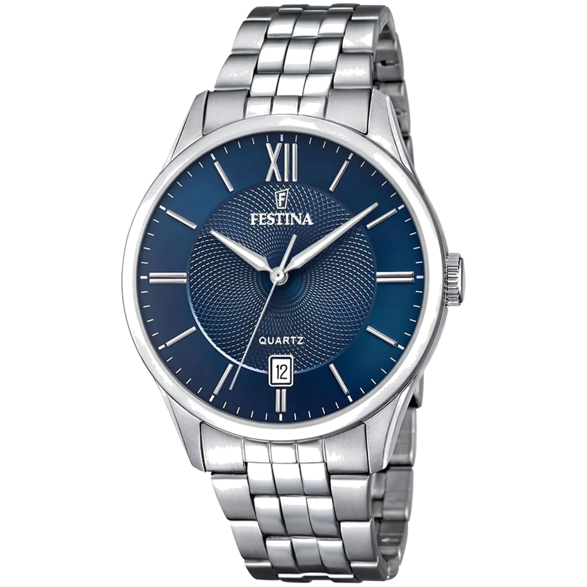 Festina F20425/2 Men's Classic Blue Dial Watch sold by H.S. Johnson