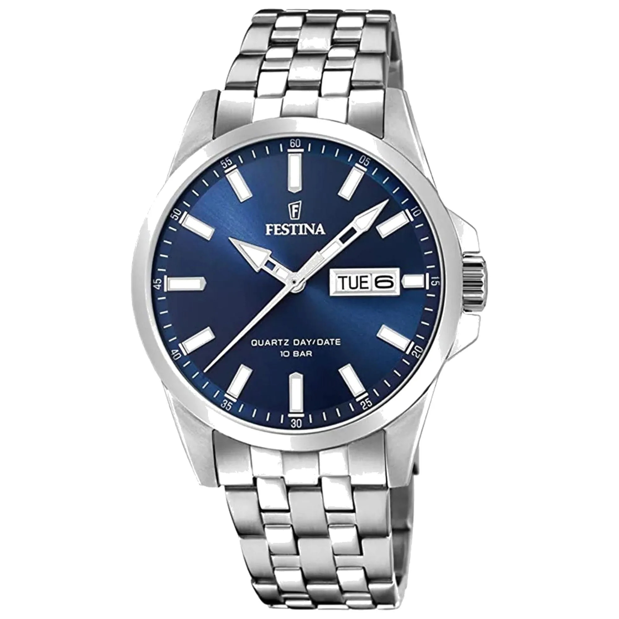 Festina F20357/3 Men's Classic Blue Dial Watch sold by H.S. Johnson