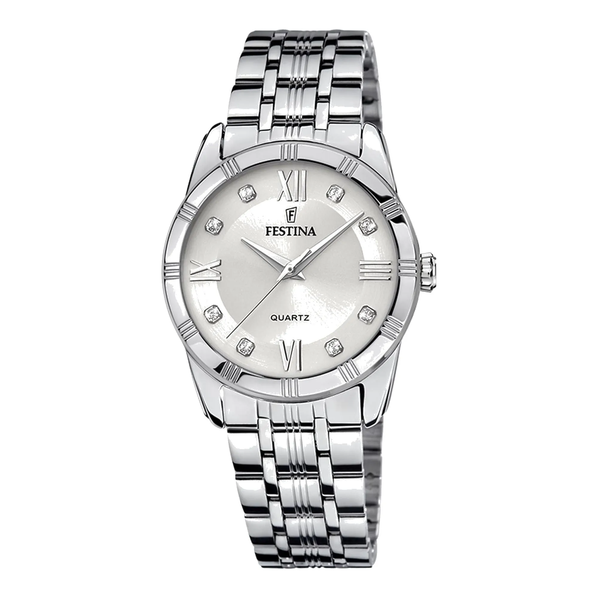 Festina F16940/A Women's Mademoiselle Silver Dial Watch sold by H.S. Johnson