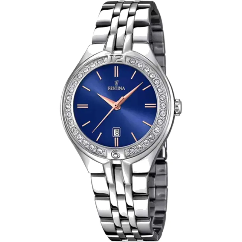 Festina F16867/5 Women's Mademoiselle Blue Dial Watch sold by H.S. Johnson
