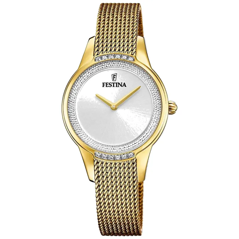 Festina F20495/1 Women's Mademoiselle Silver Dial Watch sold by H.S. Johnson